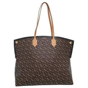 Burberry Monogram Canvas Society Tote Bag